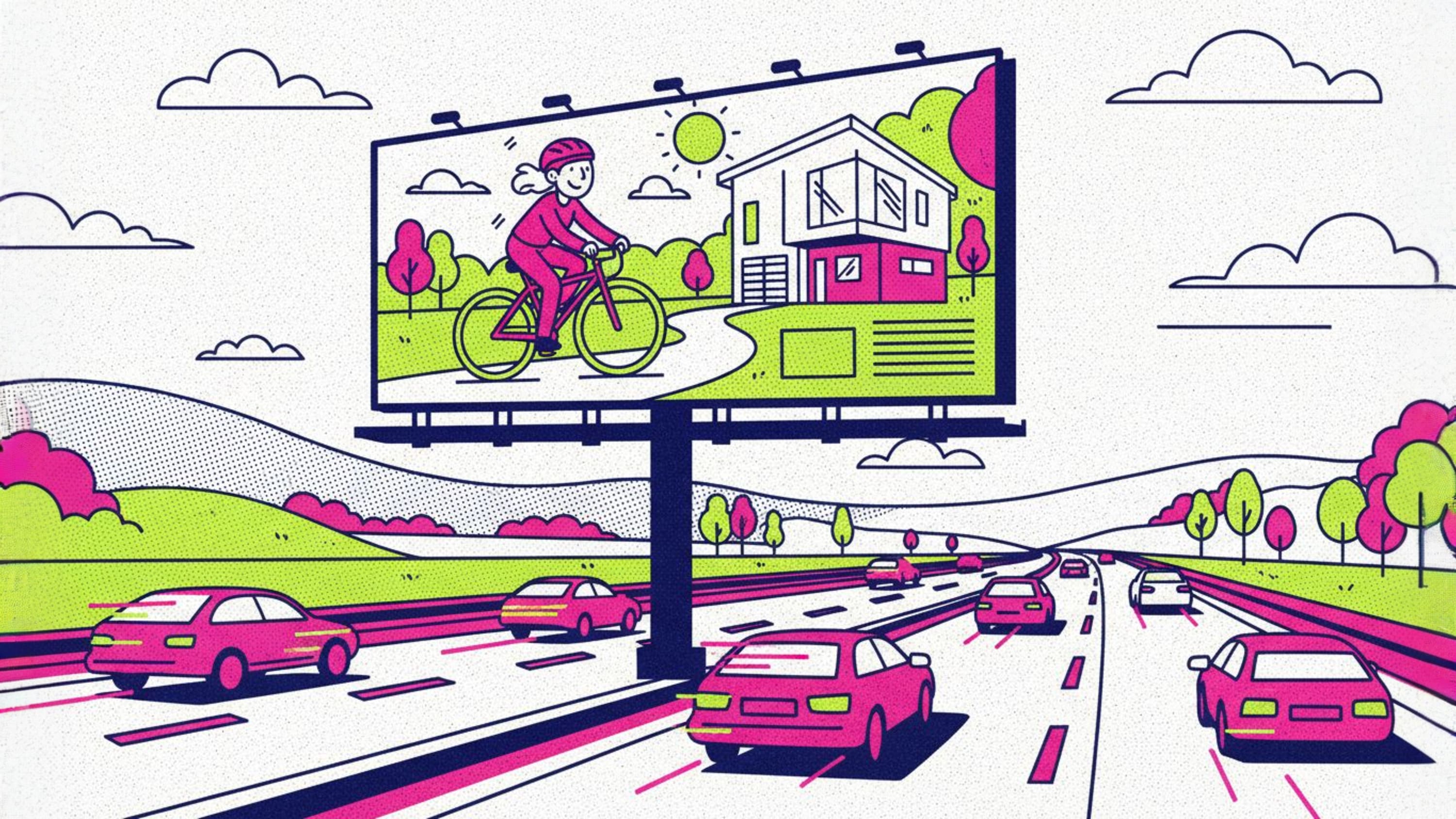 Advertising dashboards for Google, Facebook, Instagram, and TikTok showing campaign performance and audience metrics