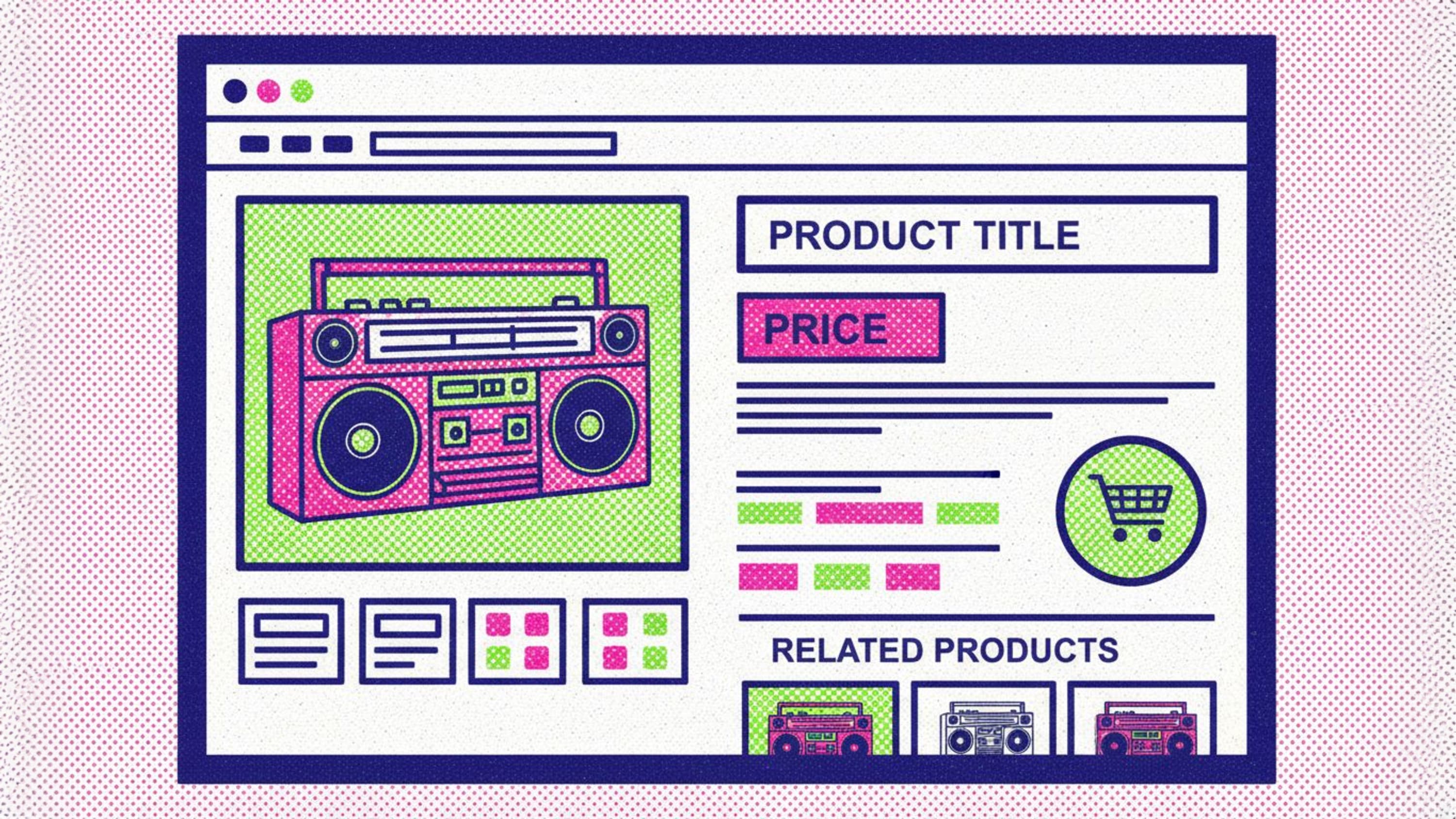 WooCommerce store dashboard and front-end product page on a laptop